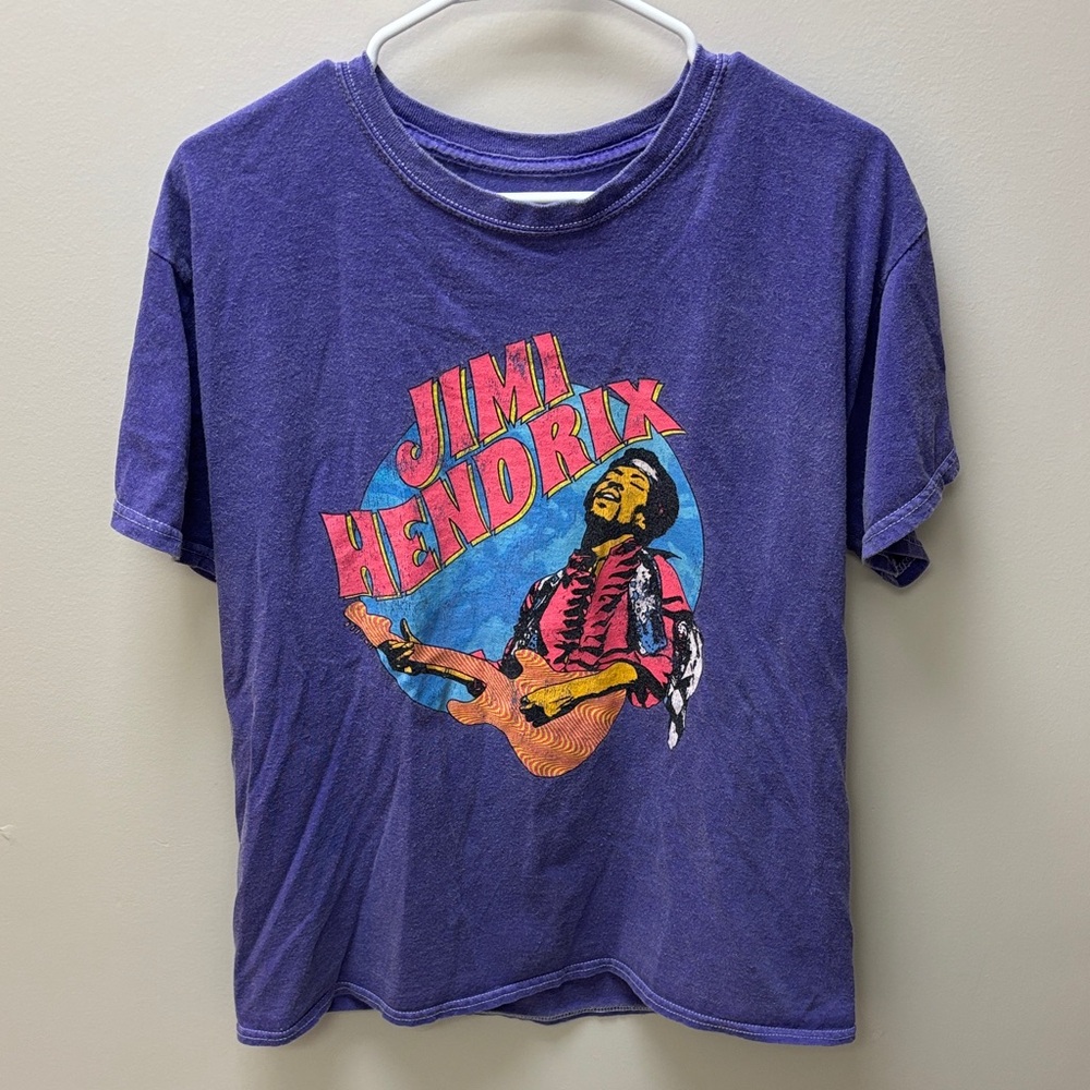 Purple Jimi Hendrix T-Shirt Large